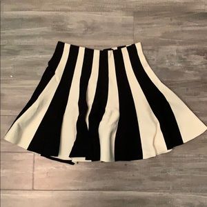 Akira striped skater skirt